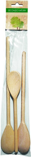 Wooden Cooking Utensil Set Beige 3pcs