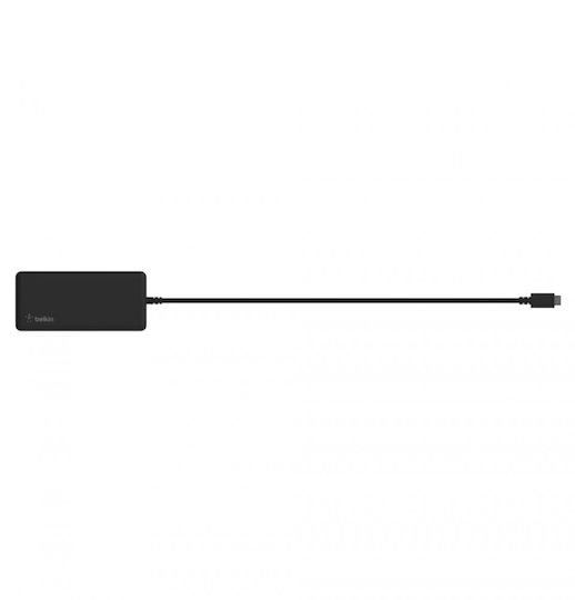 Belkin Connect USB-C Docking Station με HDMI 4K PD Ethernet Μαύρο