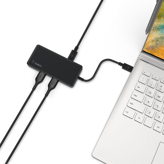 Belkin Connect USB-C Docking Station με HDMI 4K PD Ethernet Μαύρο