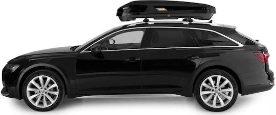 Modula Falcon Car Roof Box with Double Opening and 470lt Capacity Black