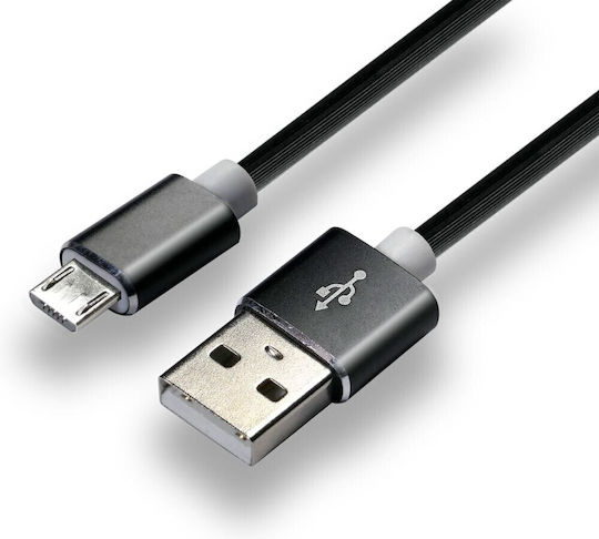 everActive Regular USB 2.0 to micro USB Cable Μαύρο 1m (CBS-1MB)