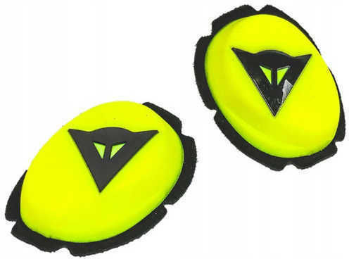 Dainese Pista Knee Slider Ξύστρες Στολής Αναβάτη Μοτοσυκλέτας Κίτρινο Χρώμα