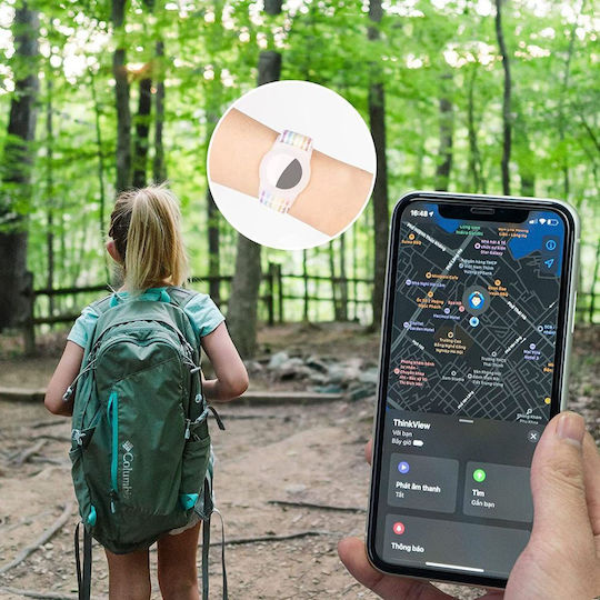 Tech-Protect Калъф за китката за AirTag Lime