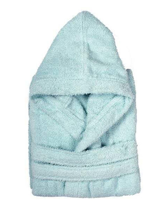 Dimcol Νο12 32121535001 Kids Swimming Bathrobe Blue with Hood