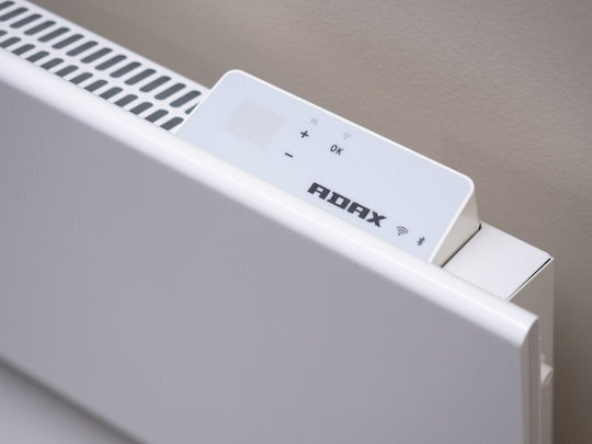 Adax Neo Compact H 15 KWT Konvektorheizung Wand 1500W mit Elektronischem Thermostat und WiFi 77,5x42cm Weiß