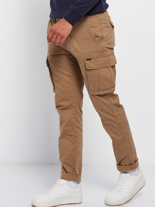 Garage Fifty5 Men's Trousers Cargo in Regular Fit Cigar