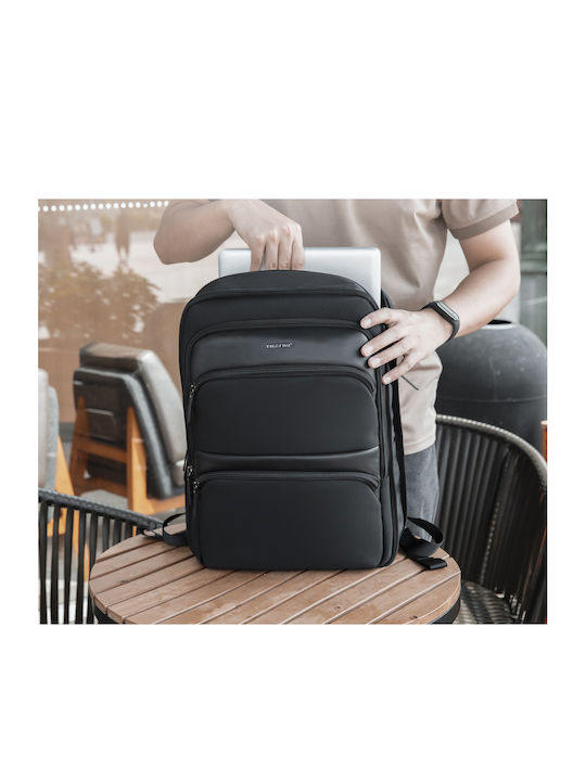 Tigernu Τσάντα Πλάτης για Laptop 15.6" με Θύρα USB σε Μαύρο χρώμα T-B9121