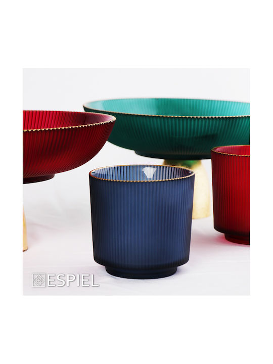 Espiel Decorative Vase Mystery Blue 15x15x15cm