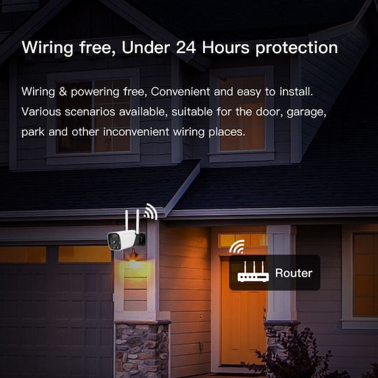 Vstarcam CB11-TZ IP Surveillance Camera Wi-Fi Full HD 1080p Waterproof Battery Powered with Two-Way Communication
