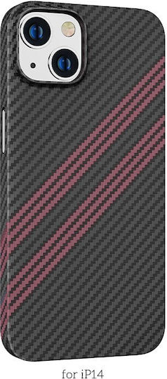 Hoco Slim Back Cover Plastic Black / Red (iPhone 14)