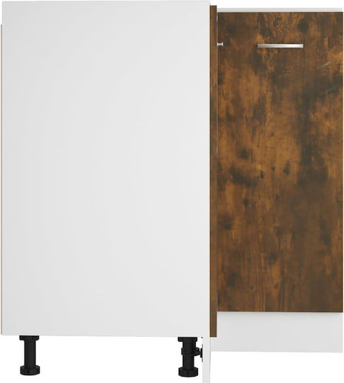 Eckschrank Boden Braun 75.5x75.5x80.5Stück