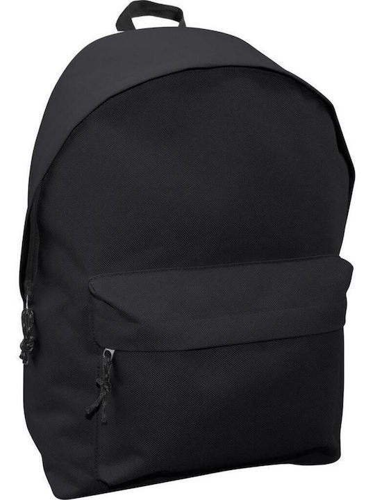 Mood Mood Omega Black School Bag Backpack Junior High-High School in Black color 22lt