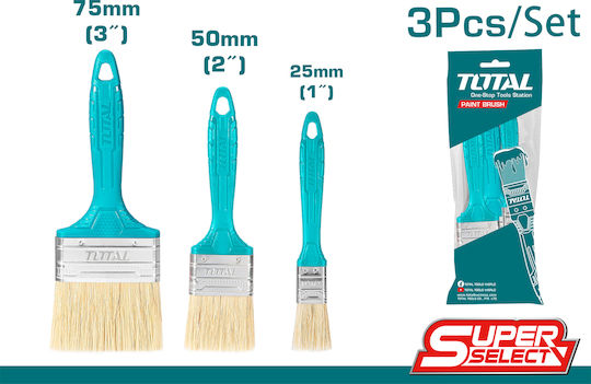 Total Paint Brush Straight 2'' 3pcs