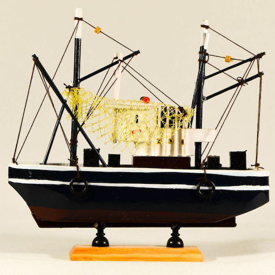 Weihnachtsboot Segelboot 24x23cm
