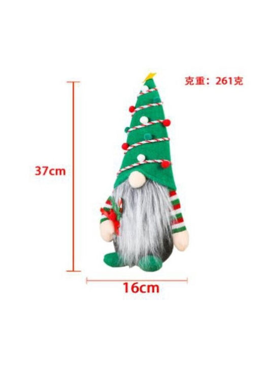 Artezan Christmas Figure Dwarf Green Height 37cm Artezan Christmas Tree Cap