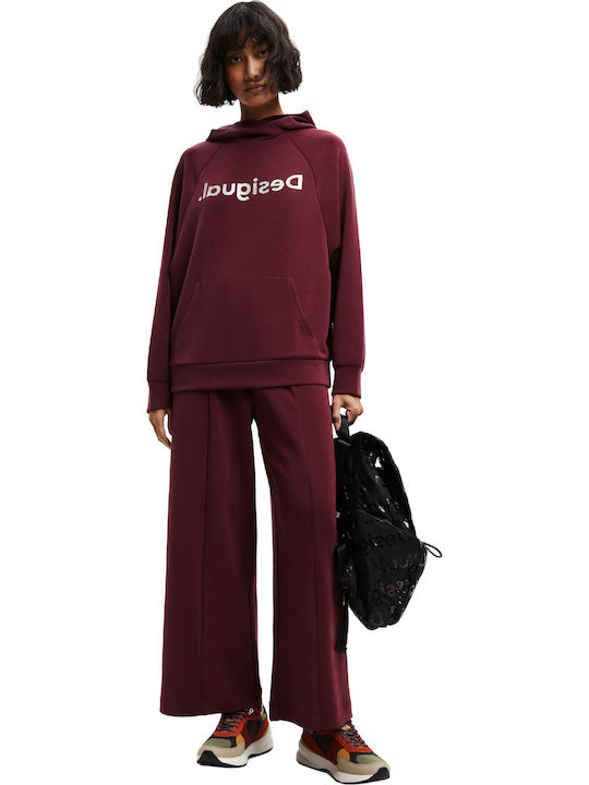 Plata Women's Sweatshirt Hooded Granate