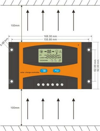 Factory LD2410C Ρυθμιστής Φόρτισης PWM 24V 10A