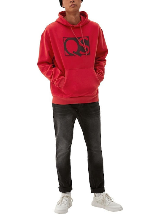 Sweatshirt with Hood Red