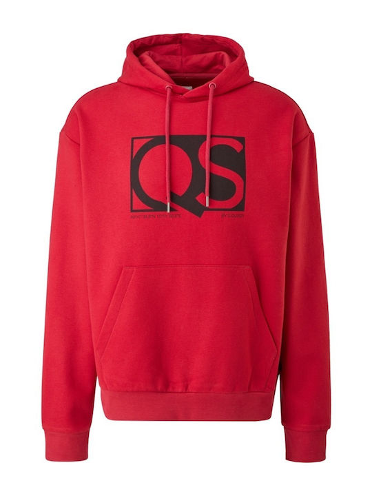 Sweatshirt with Hood Red