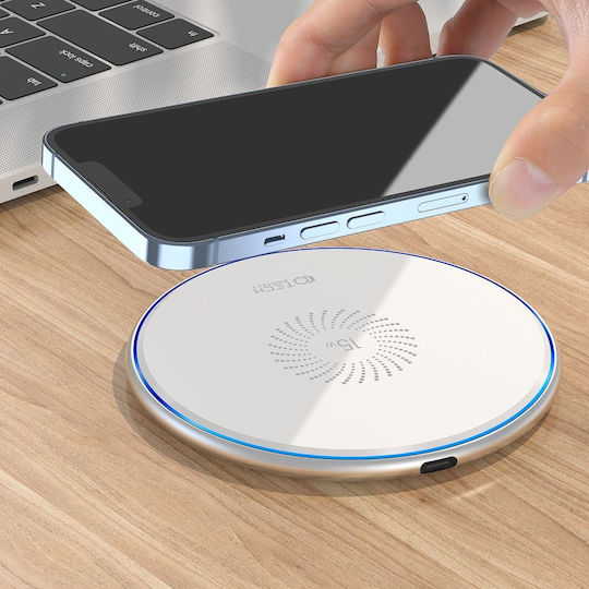 Tech-Protect 15W Бял (QI15W-C1)