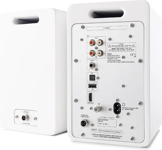 Argon Audio Forte A5 MKII Active Speaker 2 No of Drivers 80W White (Pair)