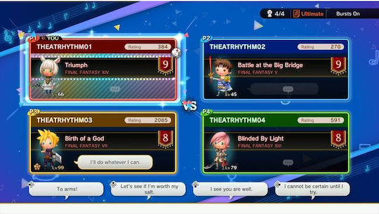 Theatrhythm Final Bar Line Switch Game