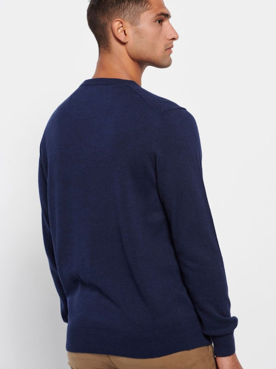 Garage Fifty5 Men's Long Sleeve Sweater Indigo Melange