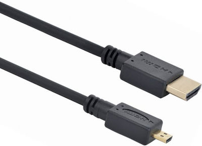 Cablexpert HDMI 2.0 Kabel HDMI-Stecker - Mikro-HDMI-Stecker 4.5m Schwarz