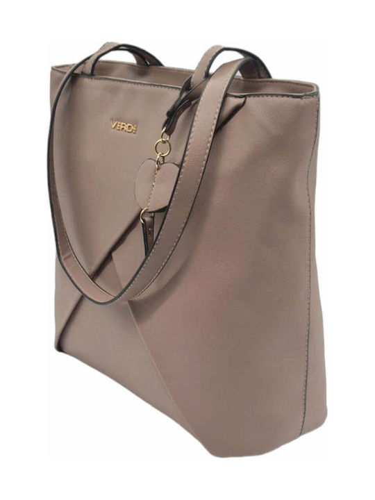 Geantă de damă Shopper De umăr Taupe