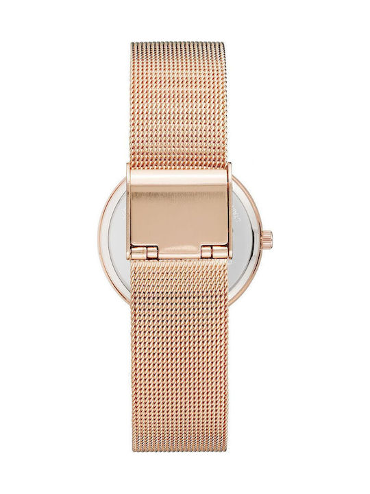 Juicy Couture Women's Watch with Pink Gold Metal Bracelet