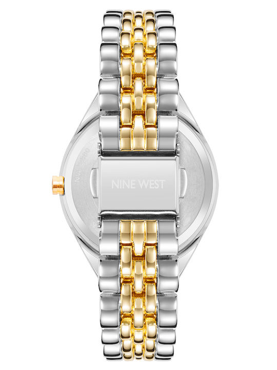 Nine West Ρολόι Μπαταρίας με Μεταλλικό Μπρασελέ