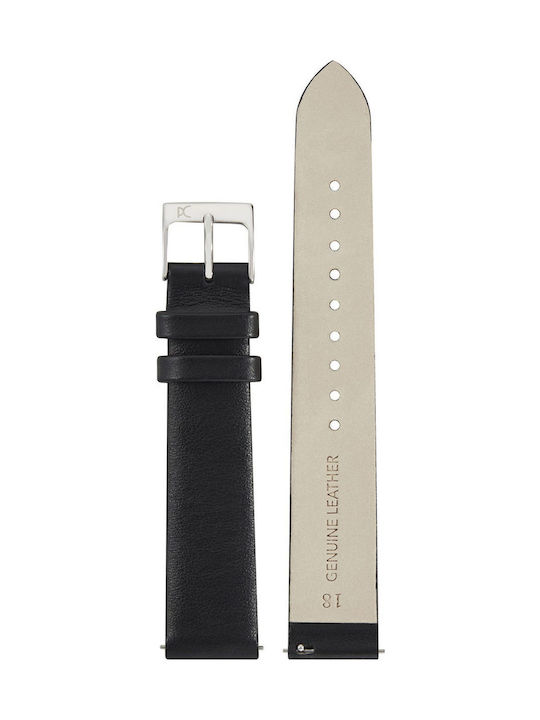 Pierre Cardin Women's Watch with Black Leather Strap