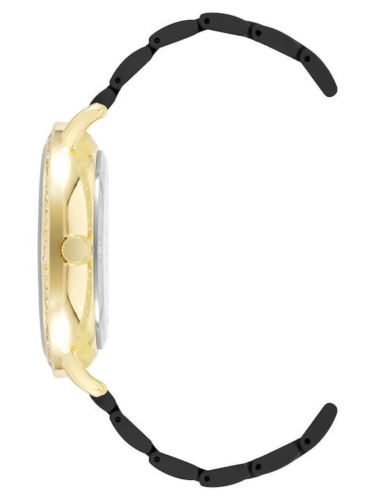 Juicy Couture Γυναικείο Ρολόι 36mm Μπαταρίας με Μαύρο Μεταλλικό Μπρασελέ