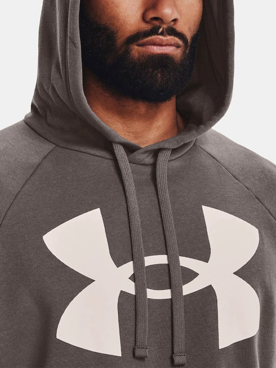 Rival Big Logo Sweatshirt für Herren mit Kapuze Braun
