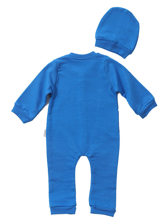 Matoufrance Baby Bodysuit Set Long-Sleeved with Accessories Blue