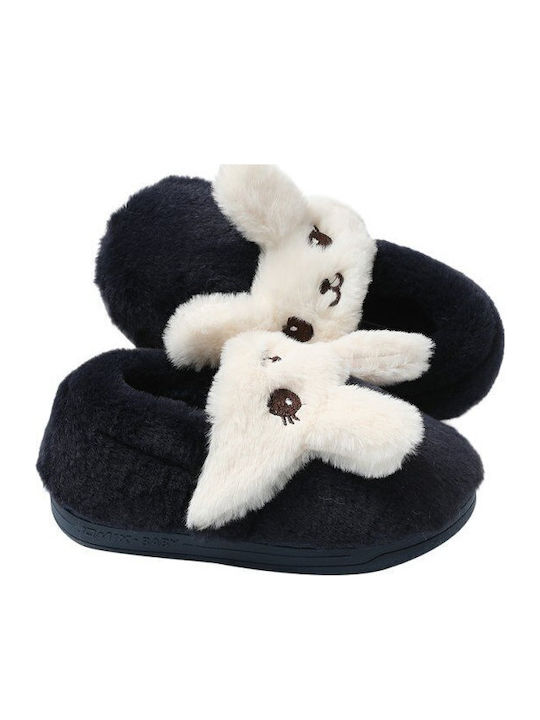 Kids Slippers Blue Bunny