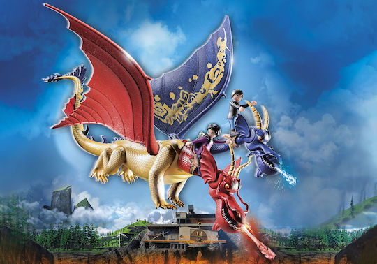 Playmobil Дракони The Nine Realms - У Wu & Wei с Jun за 4-10 години