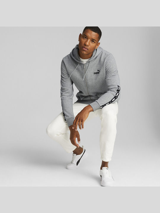 Ess+ Sweatshirt with Hood Gray