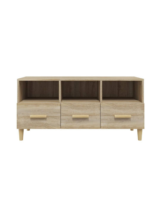 TV-Ständer Sonoma Eiche M102xT36xH50cm