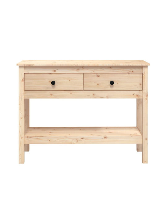 Solid Wood Console Table L100xW35xH75cm