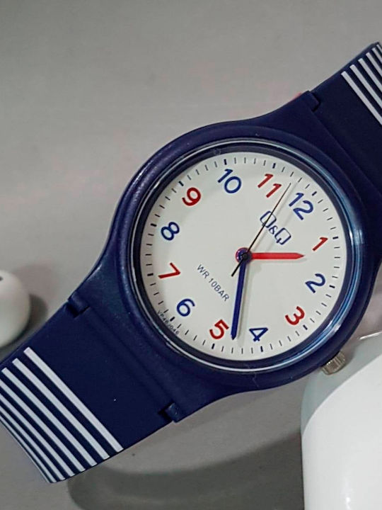 Q&Q Kids Analog Watch with Rubber/Plastic Strap Blue