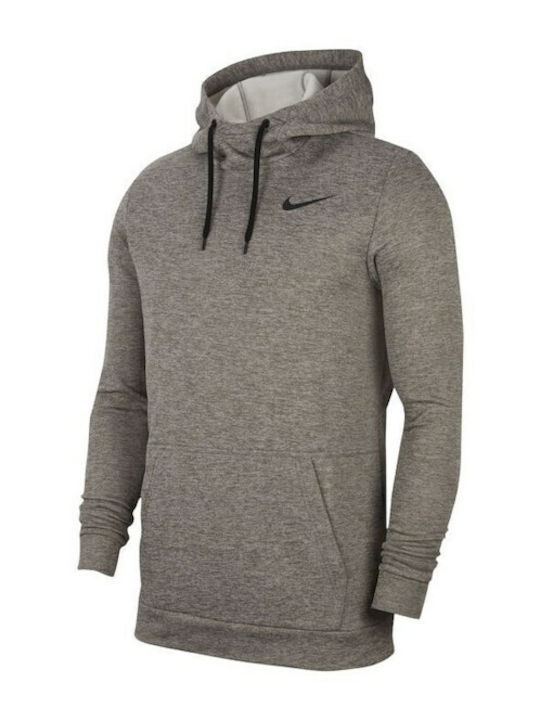 Dri-Fit Φούτερ με Κουκούλα Γκρι