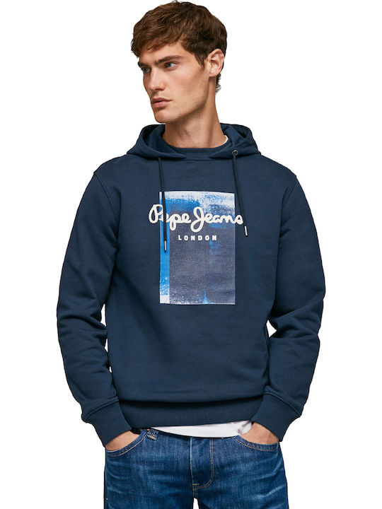 Pierce Sweatshirt mit Kapuze Marineblau
