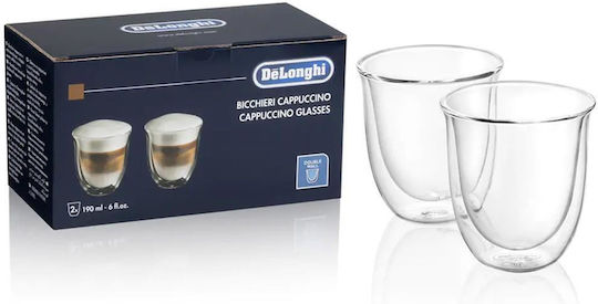 De'Longhi Cappuccino Set Комплект Чаши за Кафе / Freddo 190мл 2бр