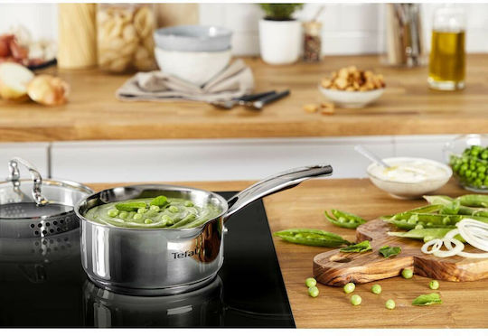 Tefal Duetto+ Töpfe Set aus Rostfreiem Stahl Silber 4 Stück