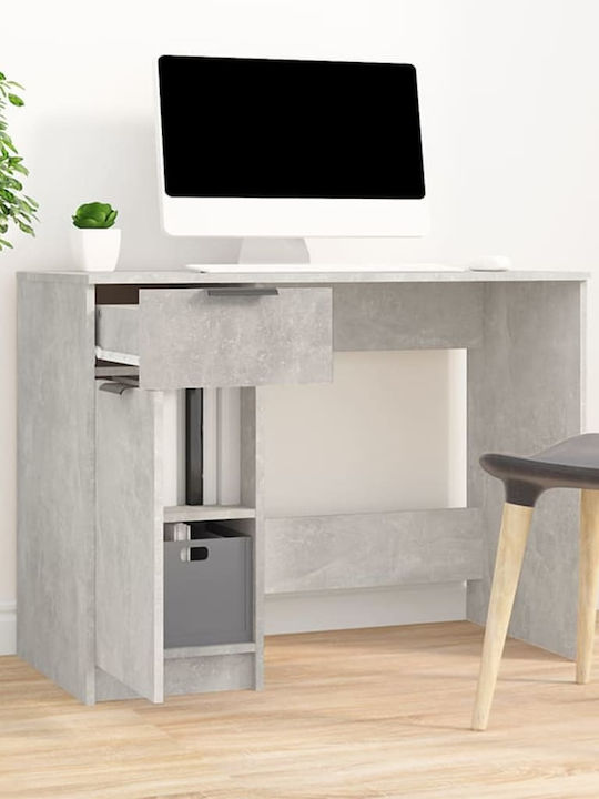 Schreibtisch Holz Grey Concrete 100x50x75cm