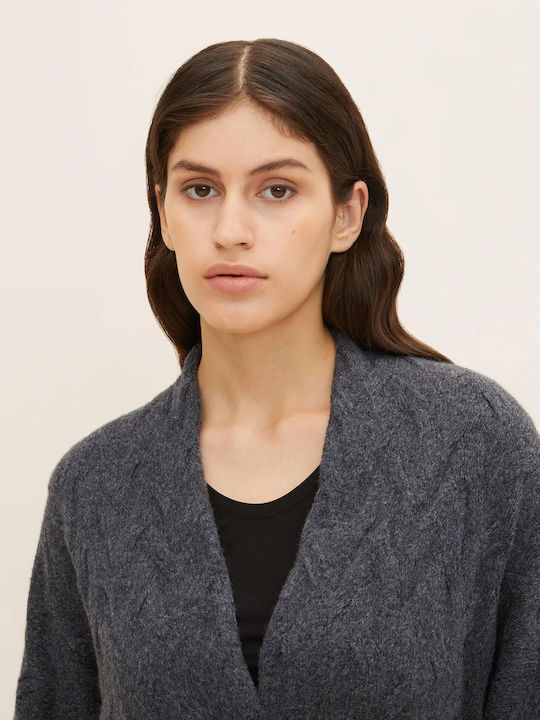 Women's Knitted Cardigan Evident Anthracite Melange
