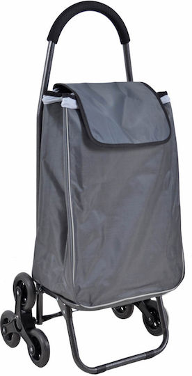Shopping Trolley Gray 44x33x99cm