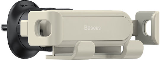 Baseus Gravity Car Mobile Mount with Adjustable Hooks Beige
