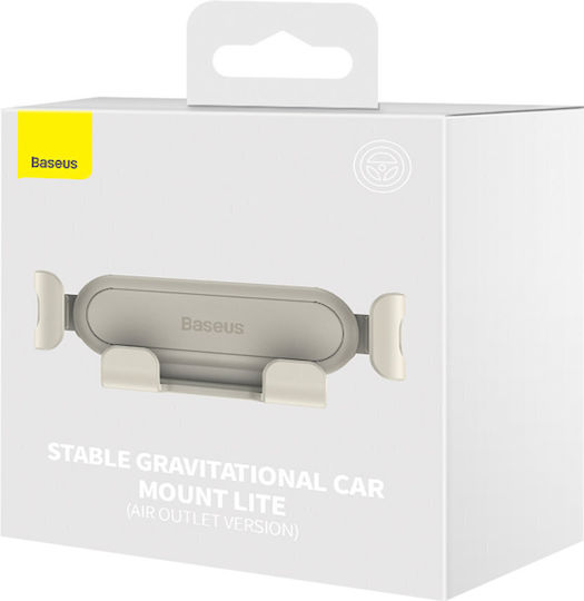 Baseus Gravity Car Mobile Mount with Adjustable Hooks Beige